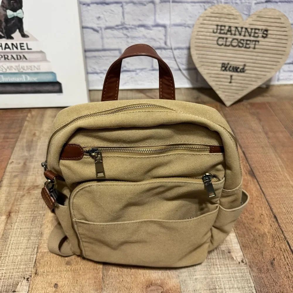 ANTIK KRAFT Willa Canvas Backpack